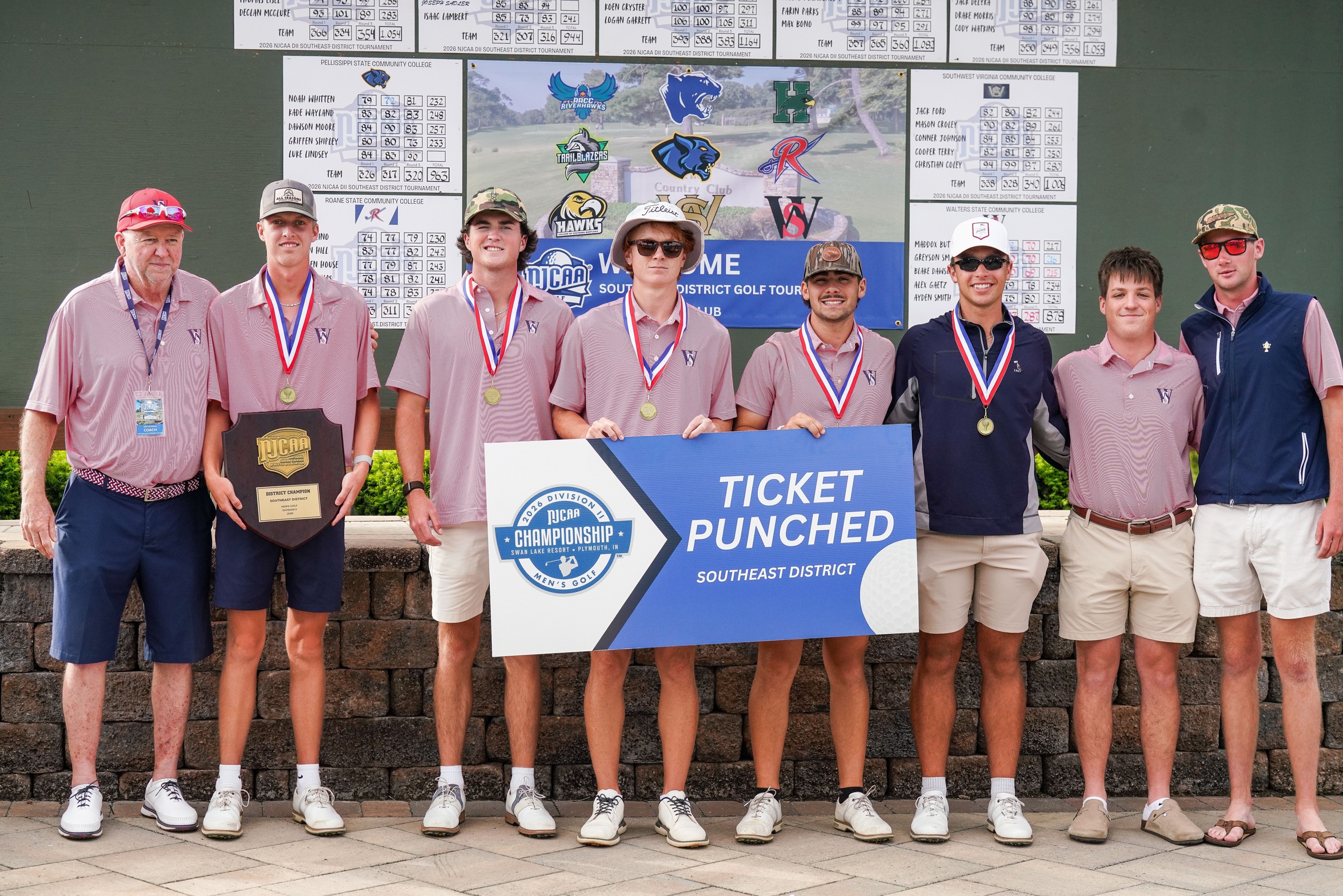 WALTERS STATE - NJCAA SOUTHEAST DISTRICT CHAMPS